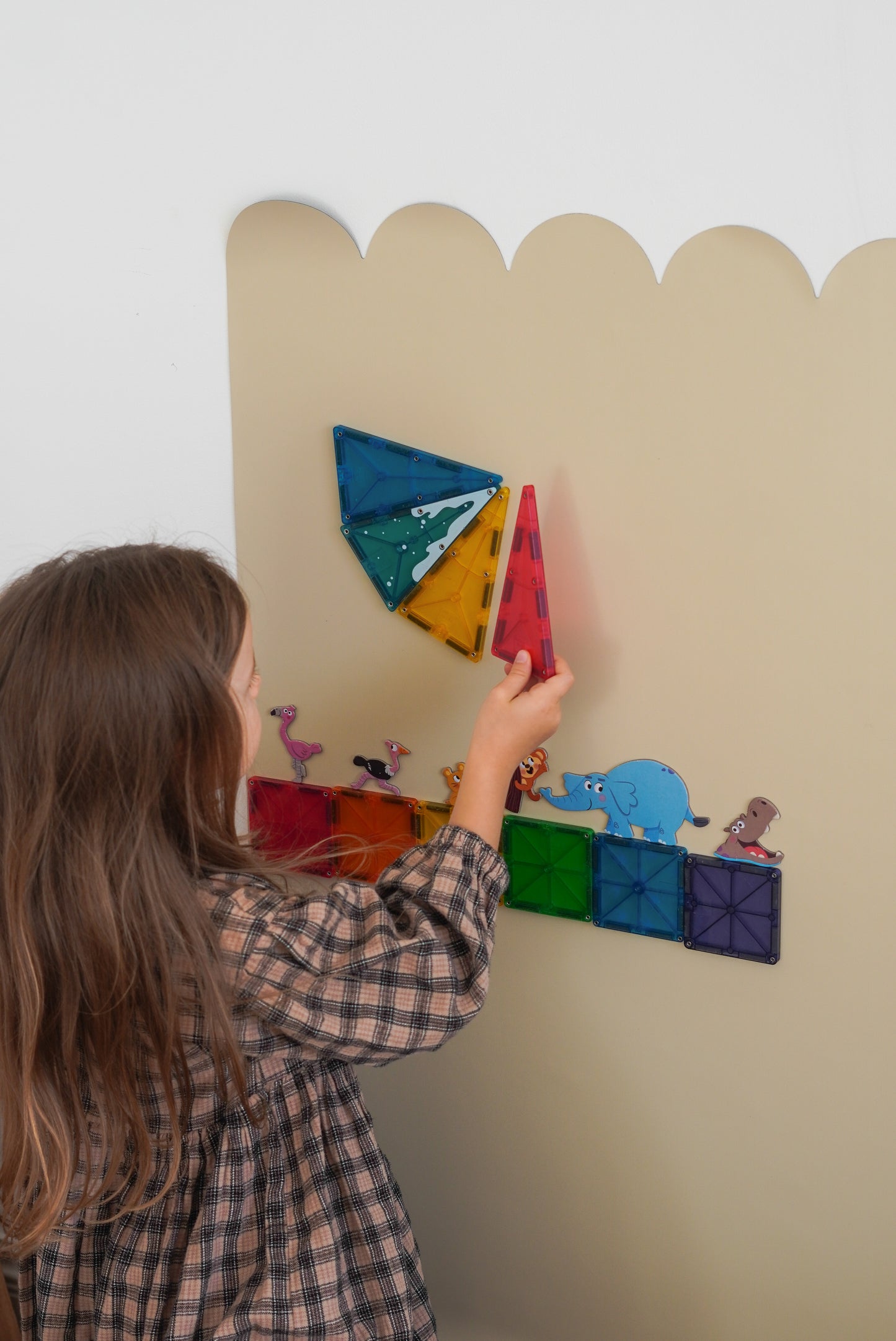 Wielofunkcyjna naklejka ścienna - fala MAT