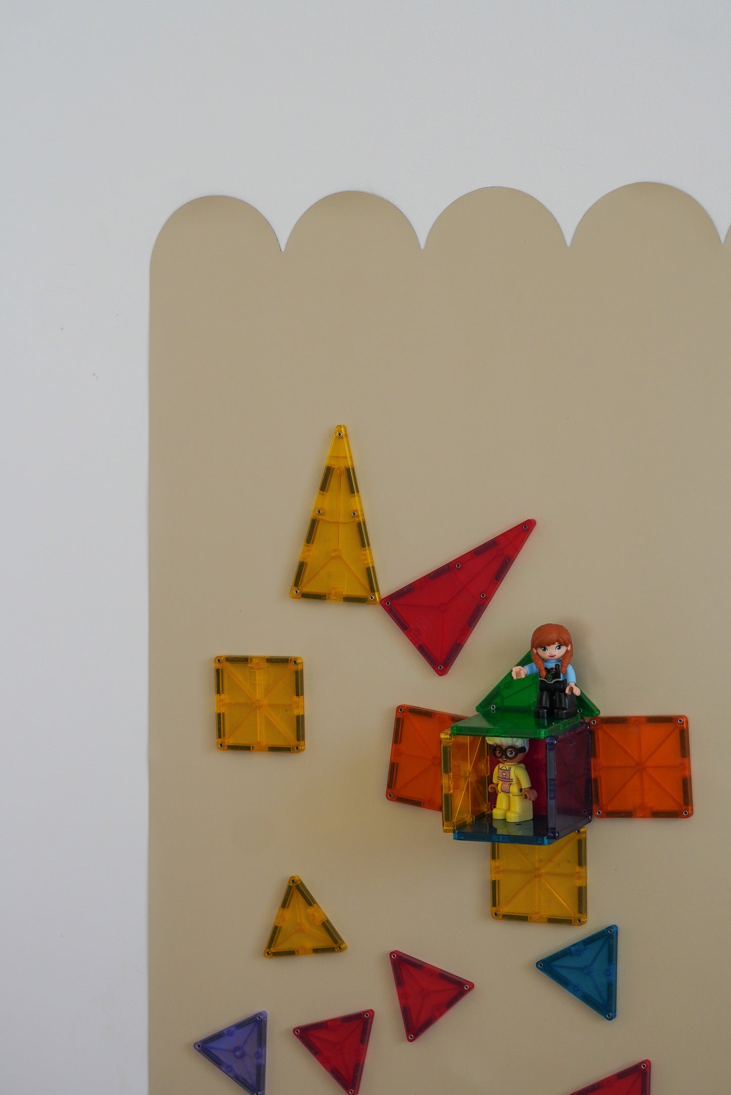 Wielofunkcyjna naklejka ścienna - fala MAT