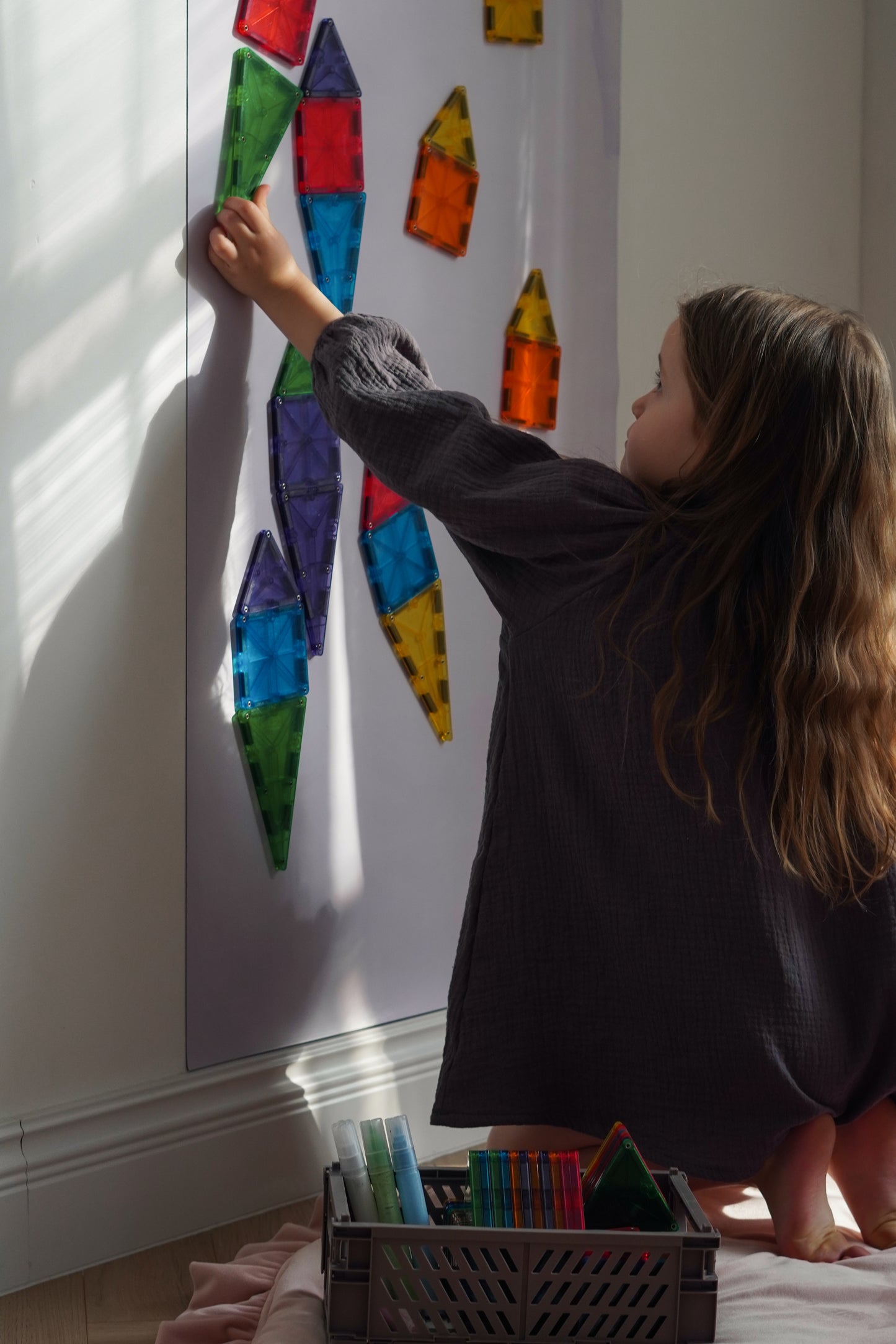 Wielofunkcyjna naklejka ścienna - fala MAT