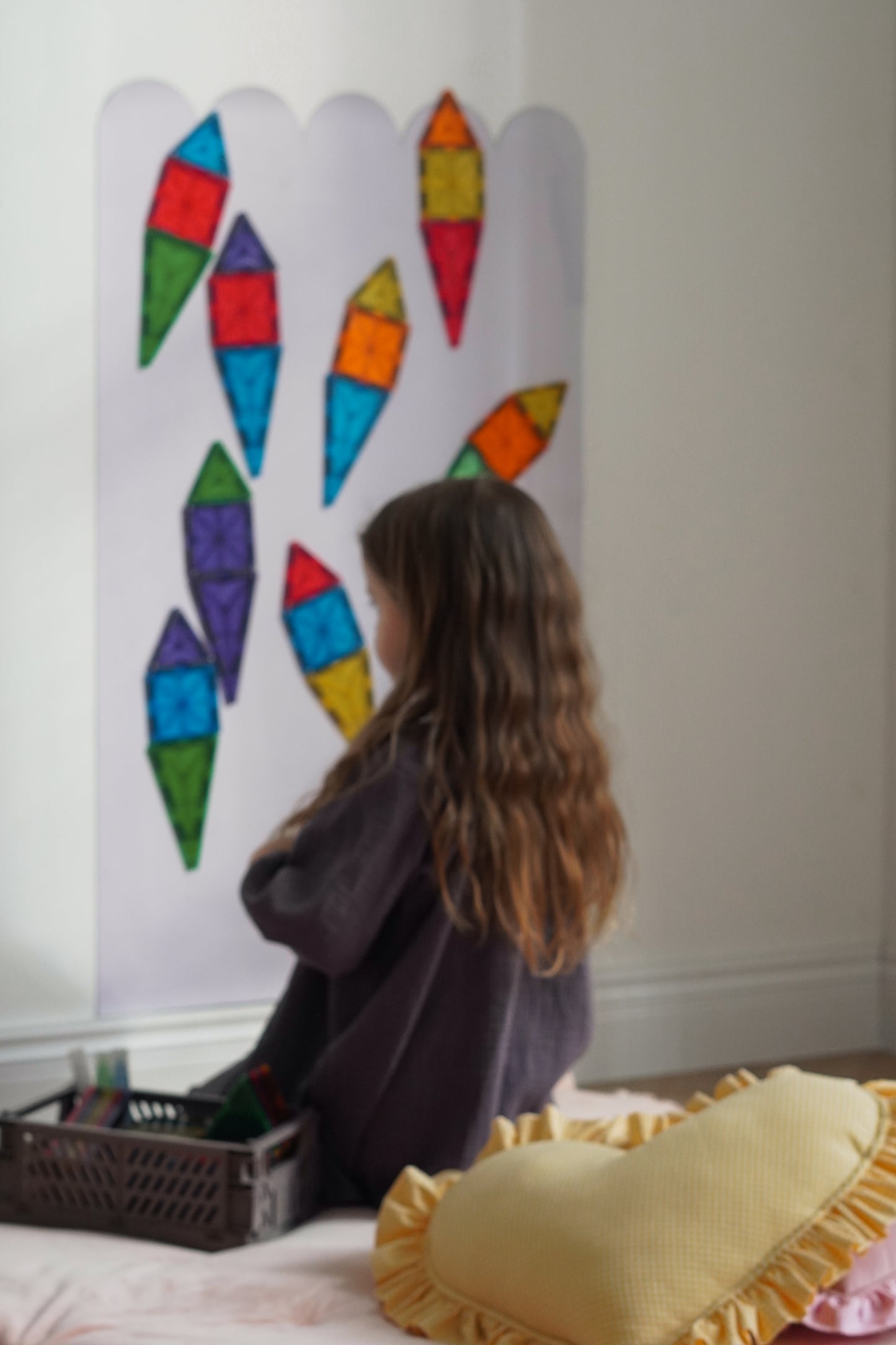 Wielofunkcyjna naklejka ścienna - fala MAT