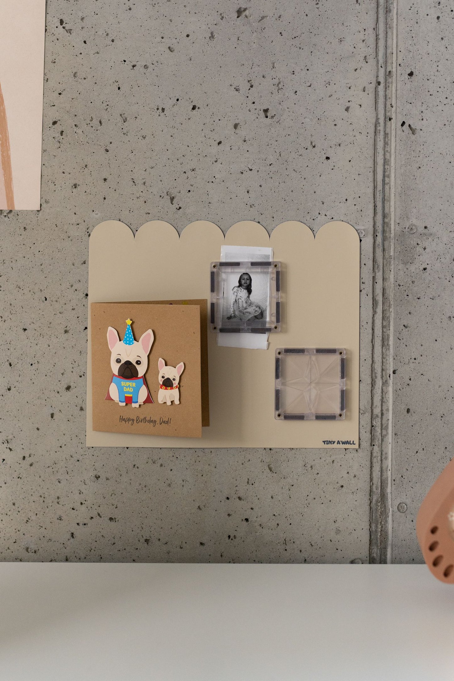 Wielofunkcyjna naklejka ścienna - fala MINI